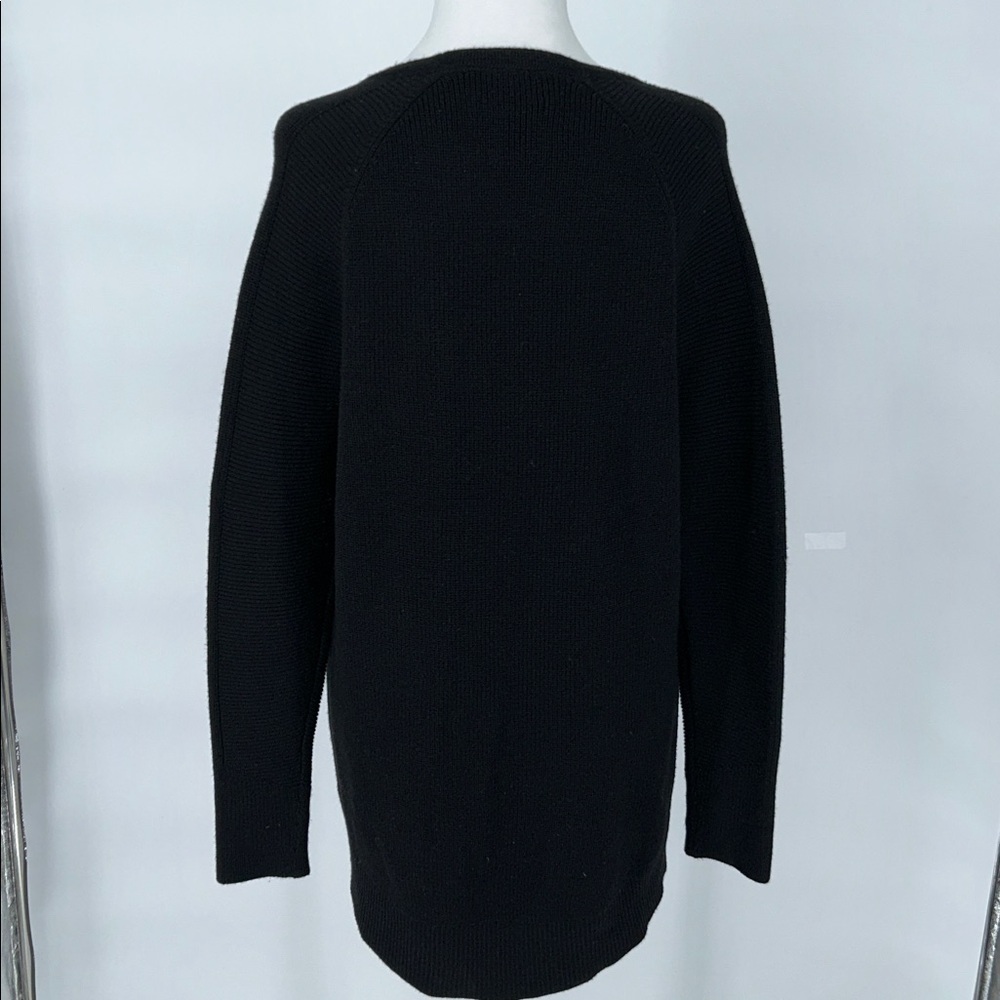 Athleta Women’s Hanover Merino V-Neck Sweater, Black SIZE S - Picture 6 of 10